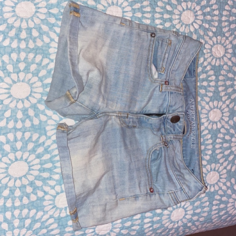 American eagle jean shorts super stretch size 2